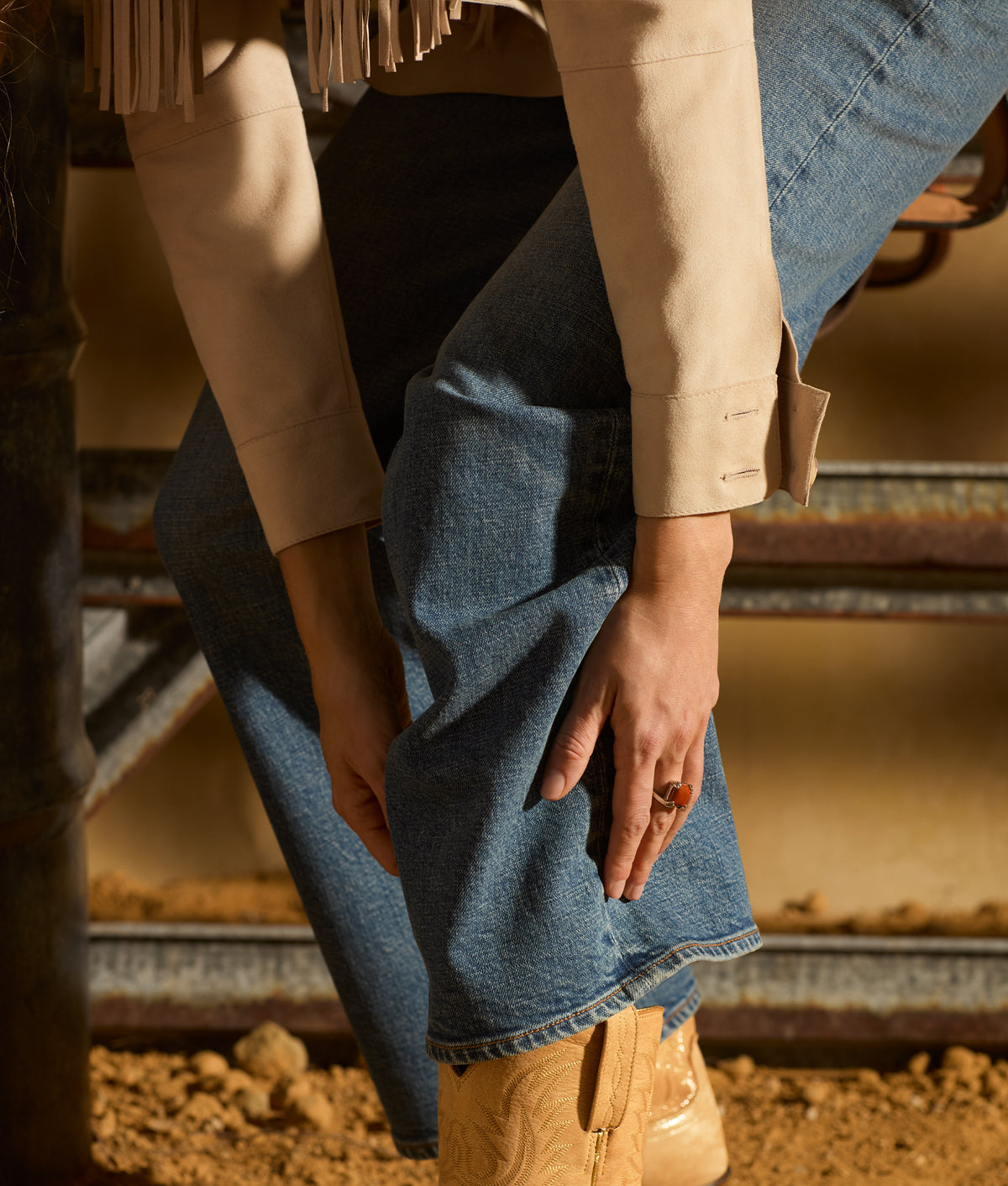 Briar High-Rise Straight Leg Jean :: Vintage 7