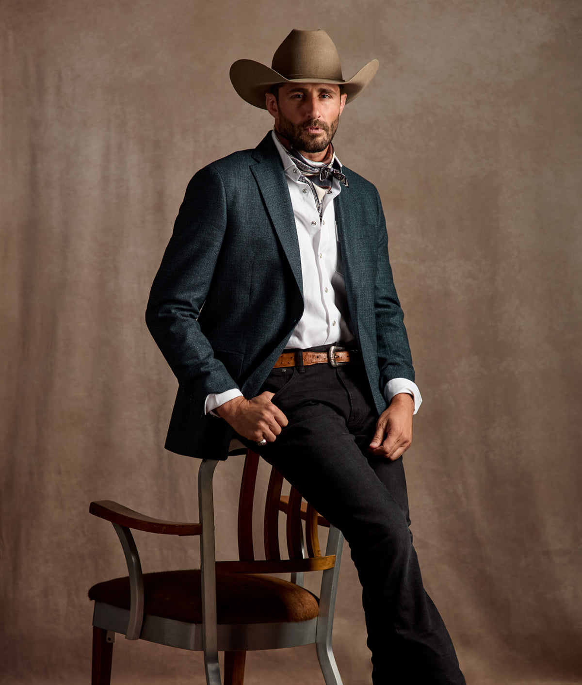 Lucchese Sport Coat :: Teal 9