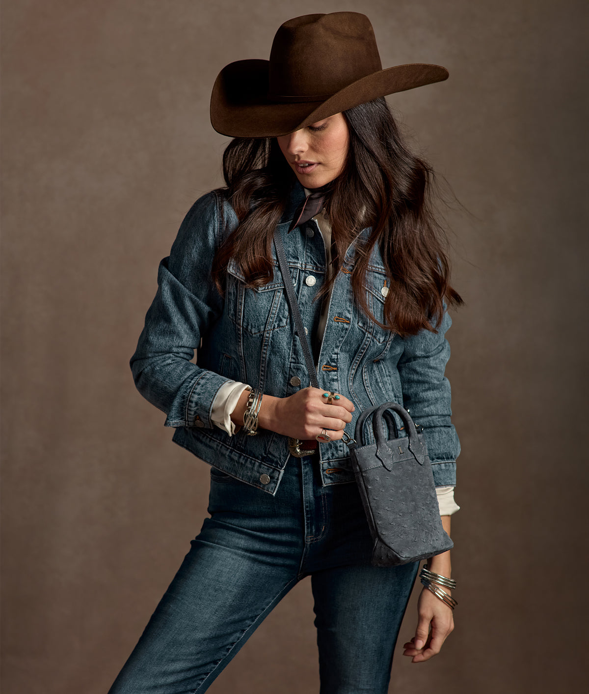 Mini Lola Exotic Shopper :: Storm Blue 2