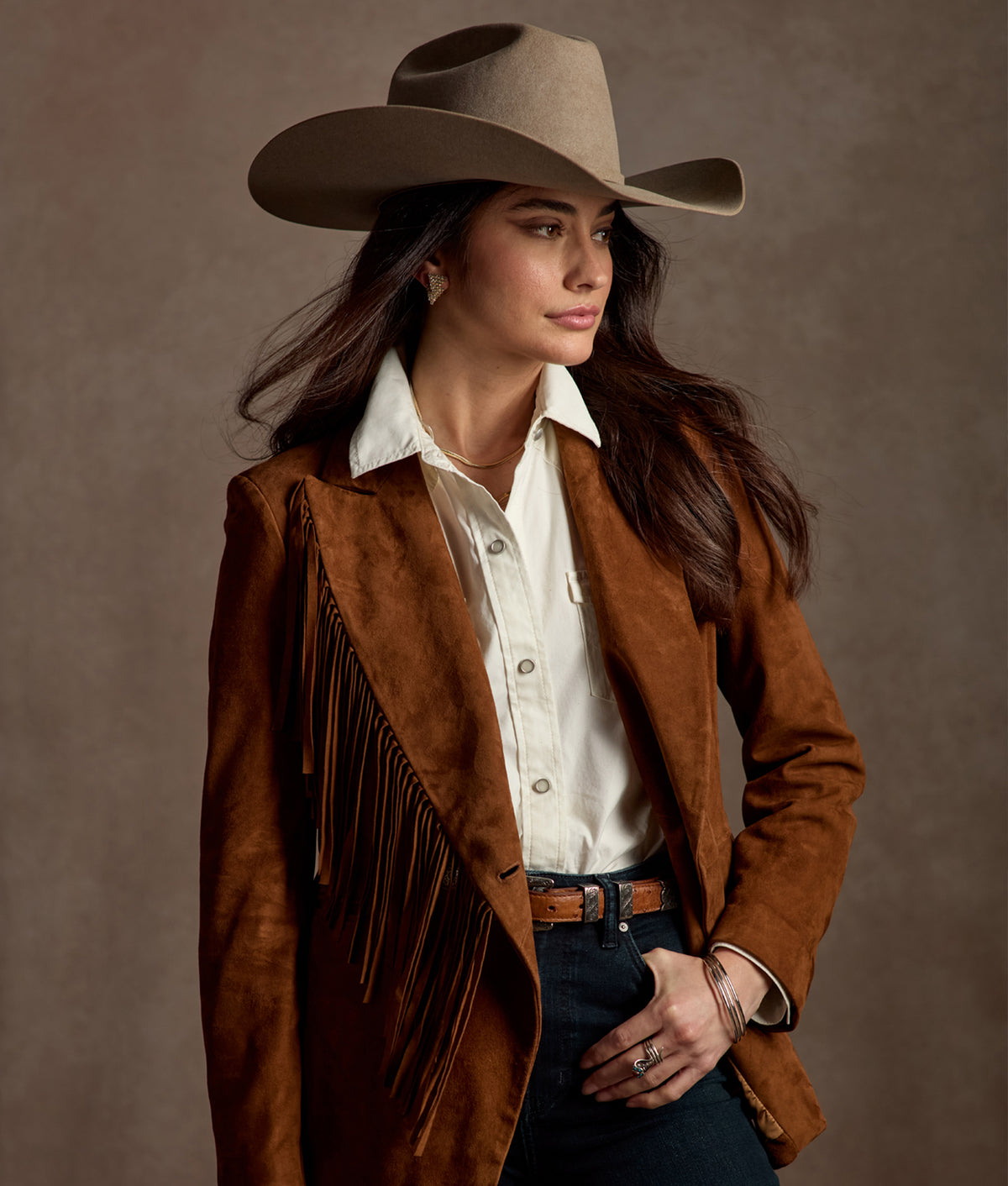 Reese Women's Snap Shirt :: Blanco 2