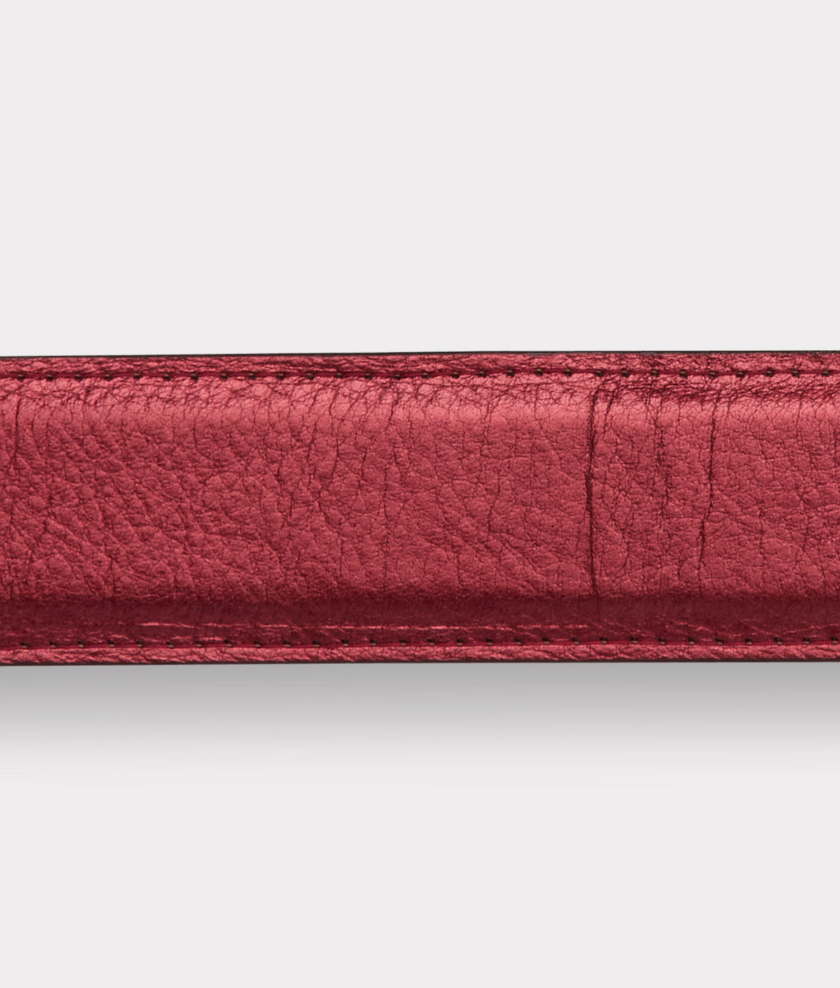 Women's Mirrored L Belt :: Wine 6