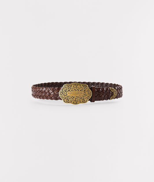 Freya Trophy Buckle Belt :: Brown
