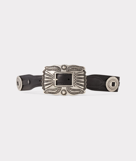Lucky Concho Belt :: Black