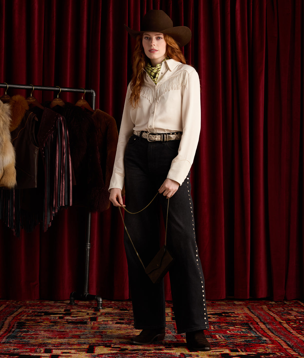 Mary Jane Fringe Blouse :: Oatmeal 9