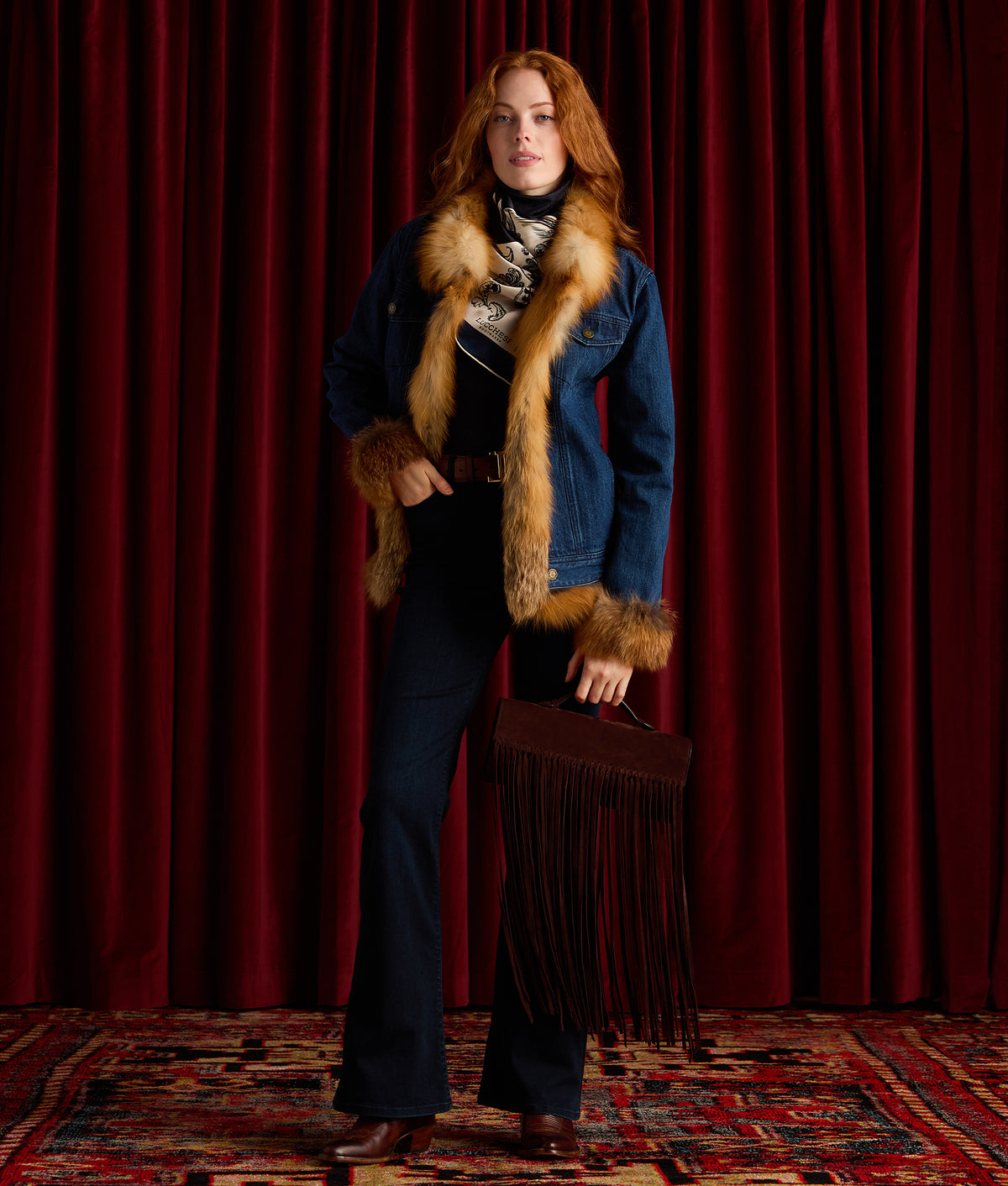 Hadley High-Waist Flare Jean :: Blue Northern 2