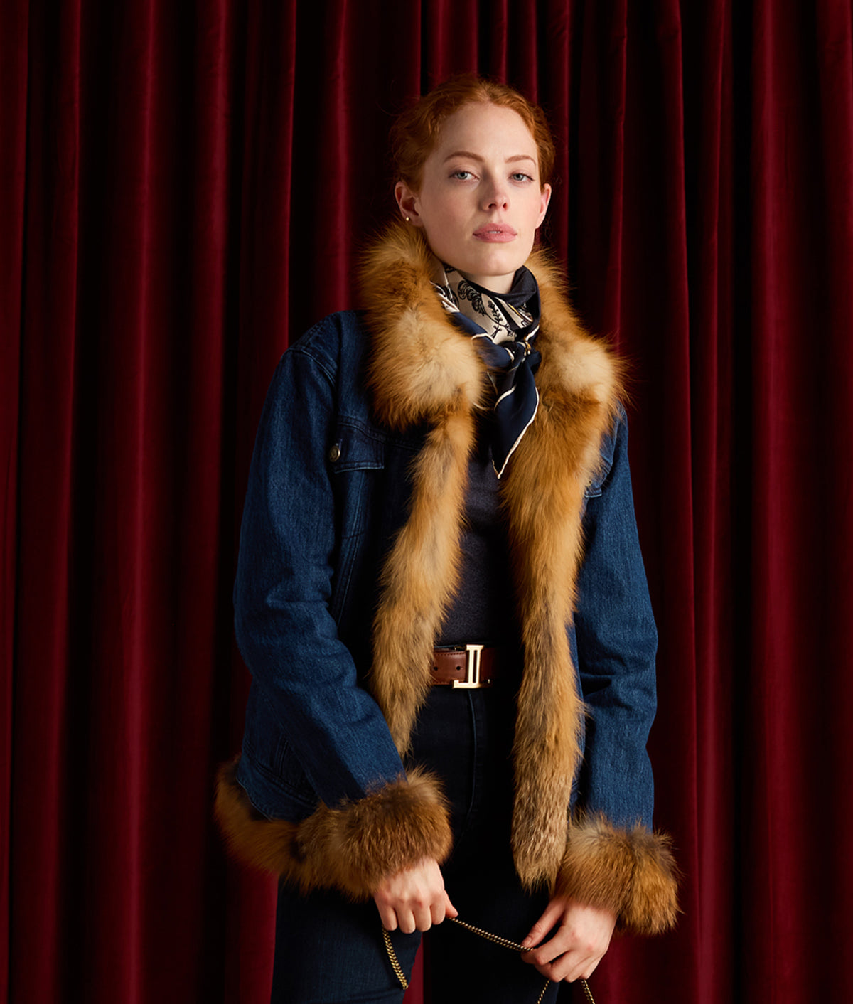 Cavalry Scarf :: Navy 4