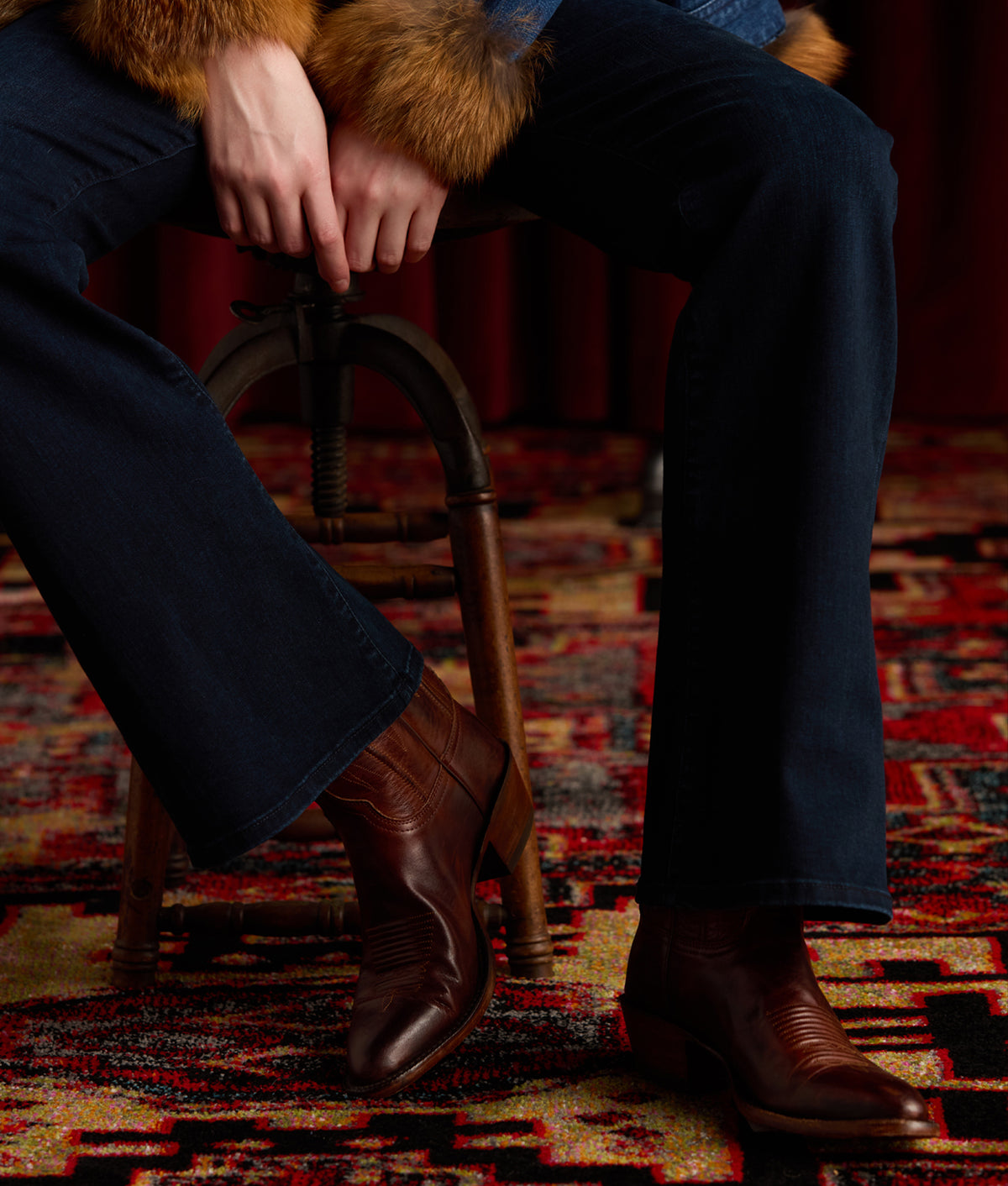 Hadley High-Waist Flare Jean :: Blue Northern 6