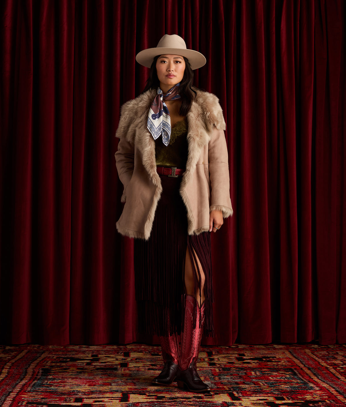 Tools Of The Trade Silk Scarf :: Brown 4