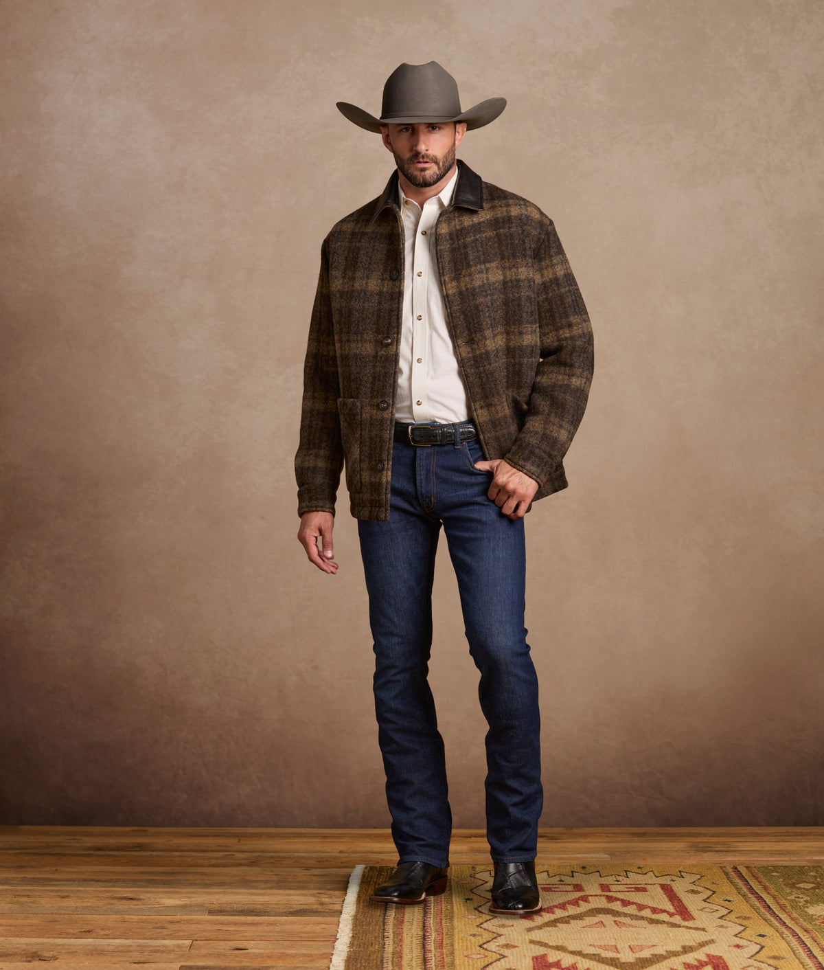 Douglas Plaid Wool Coat :: Multi 2