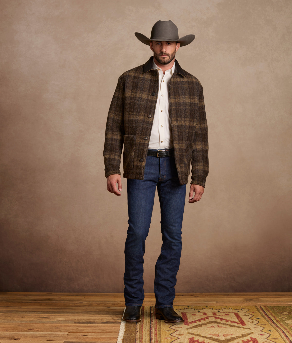 Douglas Plaid Wool Coat :: Multi 12