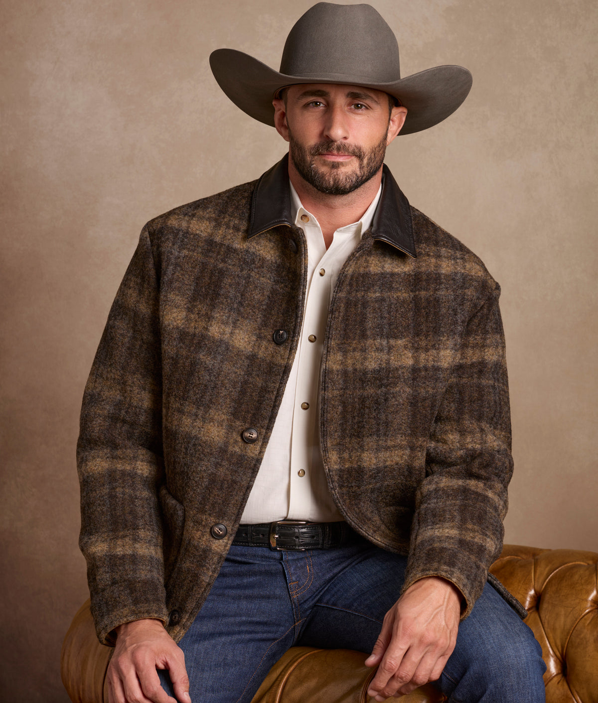 Douglas Plaid Wool Coat :: Multi 5