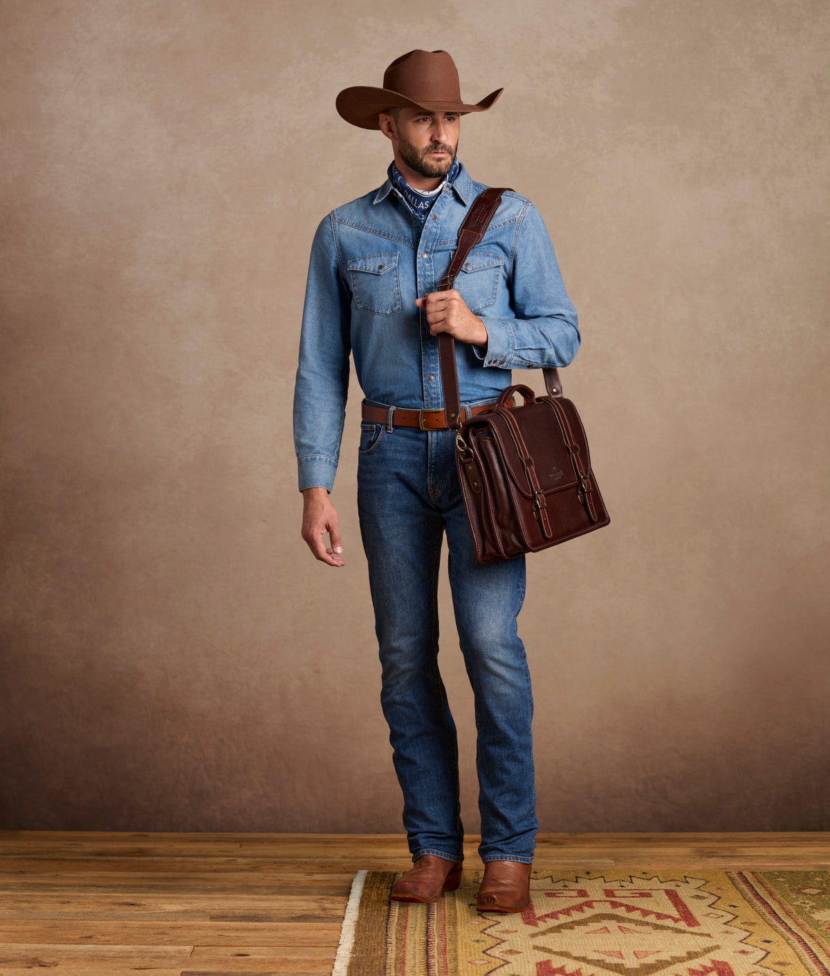 Heritage Briefcase :: Brown 2