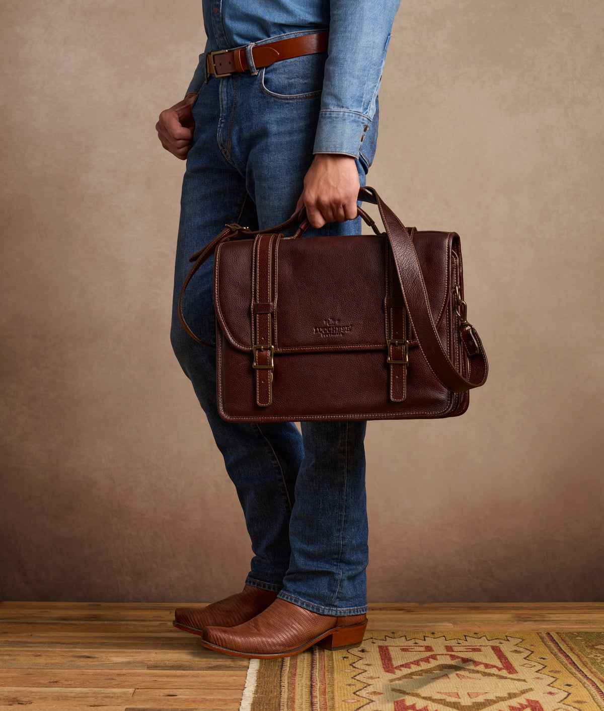 Heritage Briefcase :: Brown 4