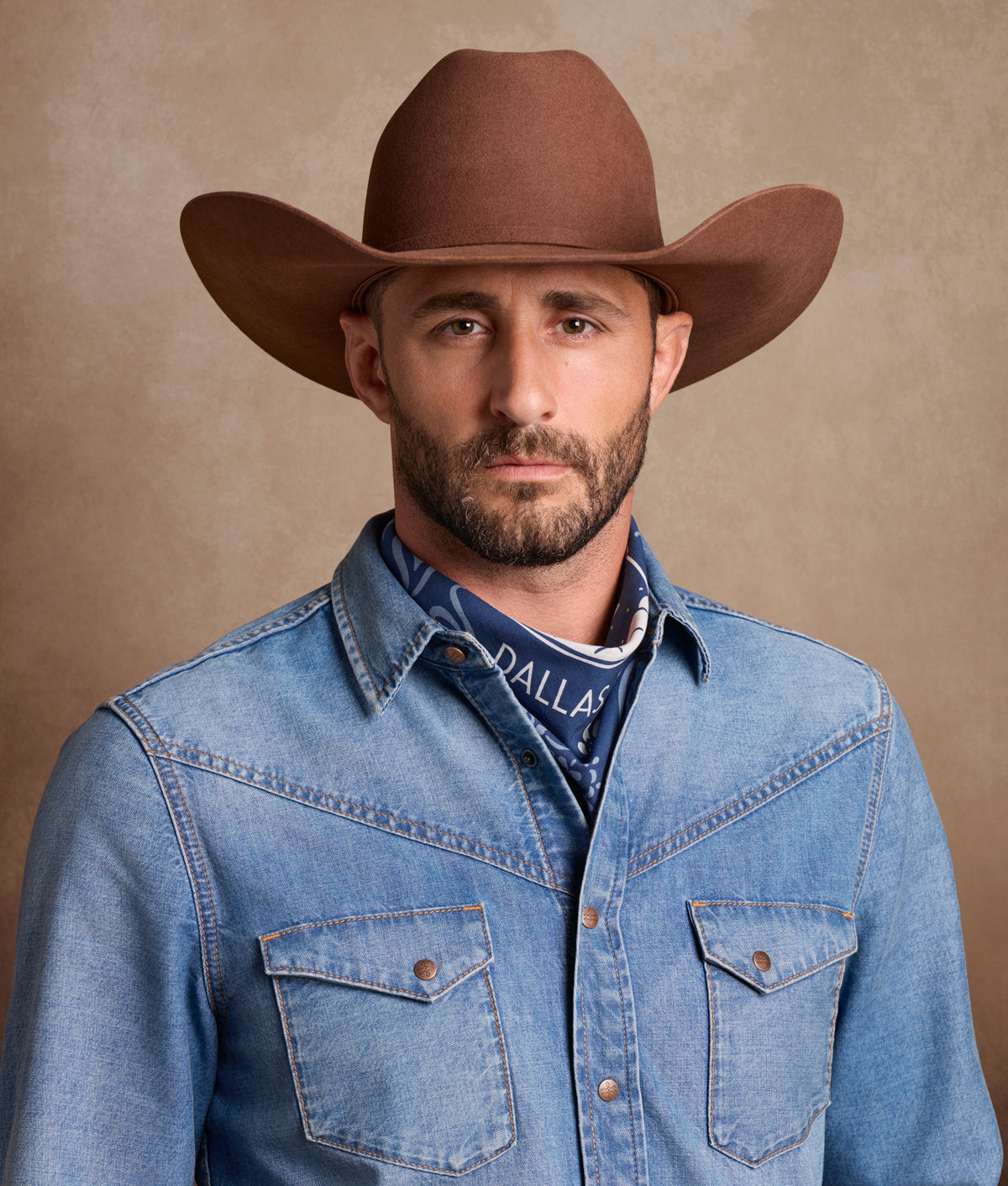Dallas Bronc Bandana :: Navy 4