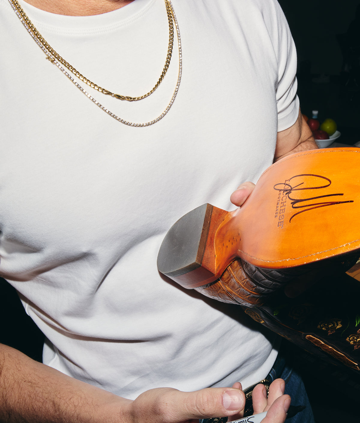 Lucchese x Parker McCollum Pima Cotton Tee :: White 2