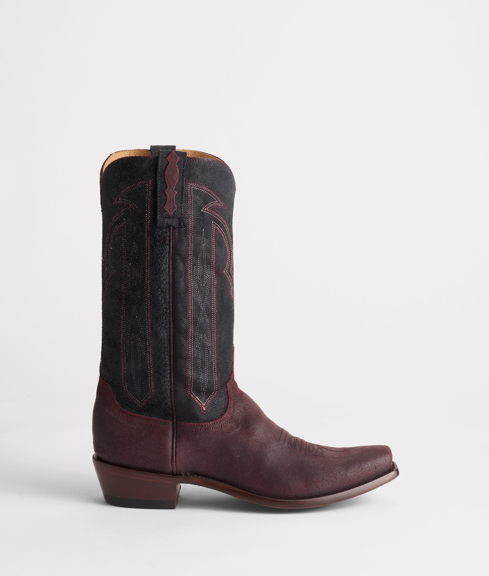 Brazos Boot Wine Lucchese
