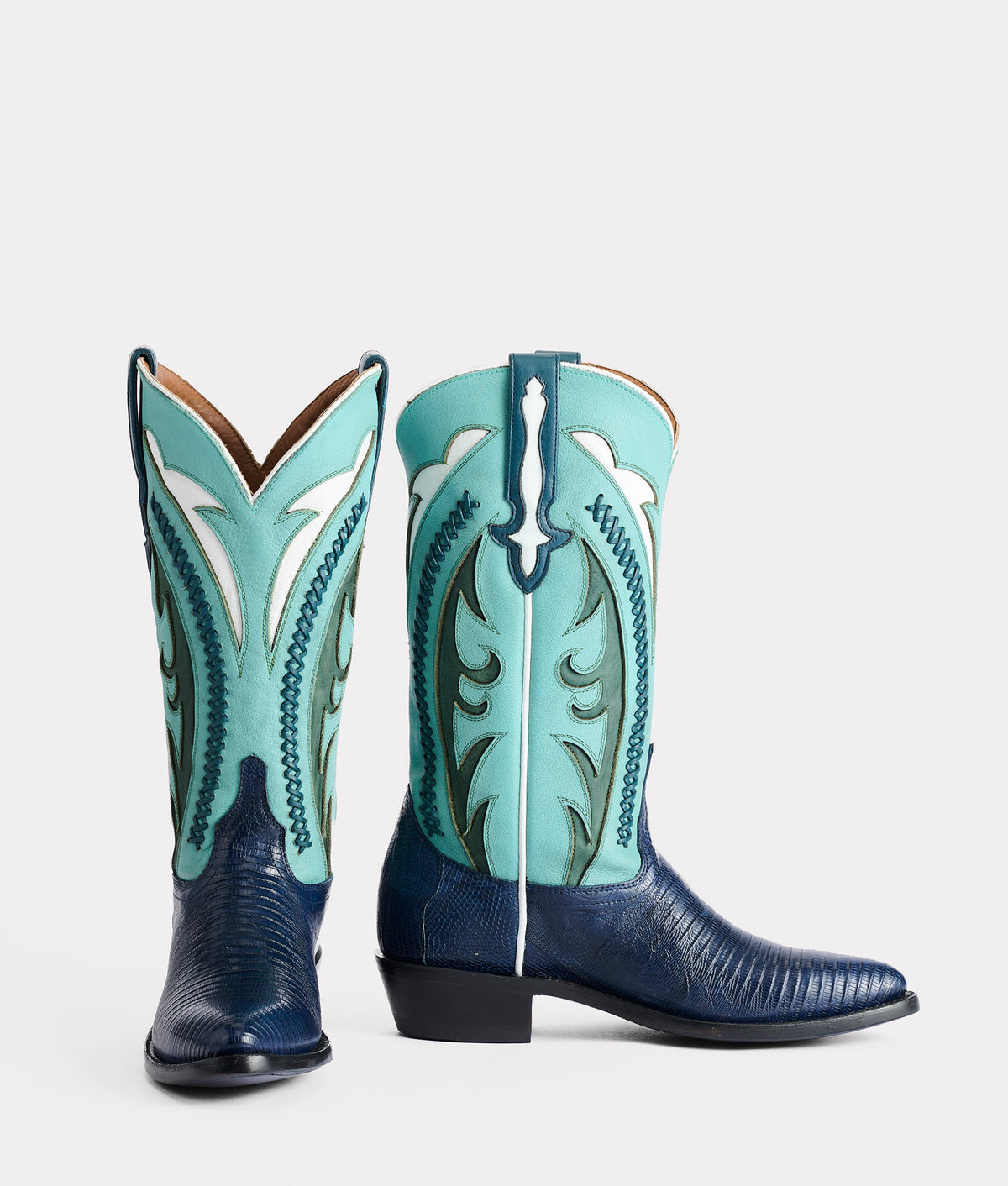 Myrtle :: Navy/Turquoise