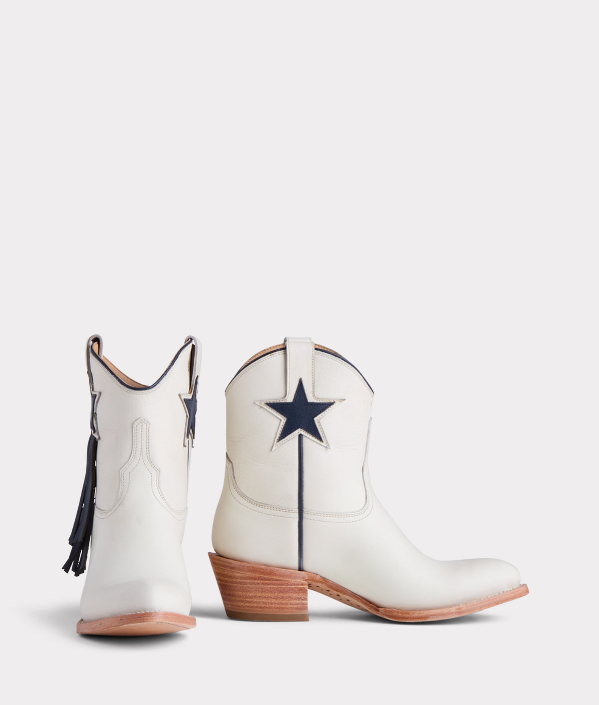 Lucchese x Dallas Cowboys Five Point :: Cream 2