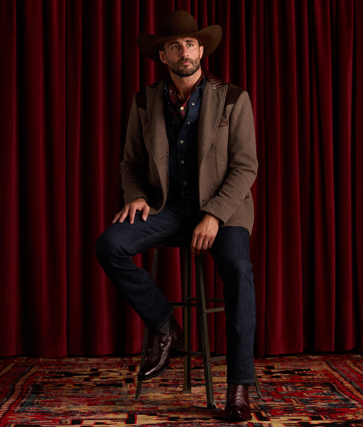 Men's Black Cherry Look 5 1