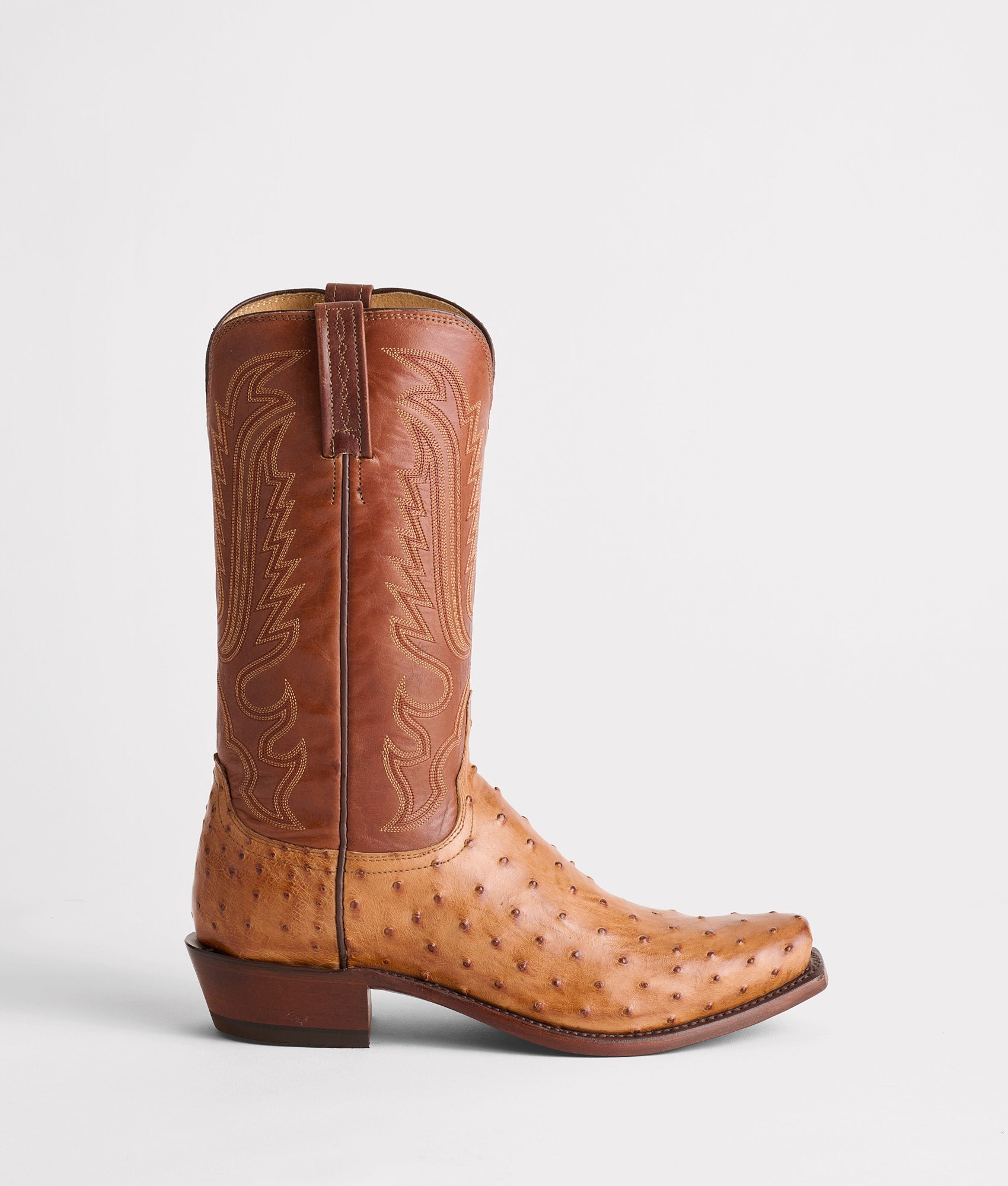 Full Quill Ostrich Boots Lucchese Men's Western Boots Luke