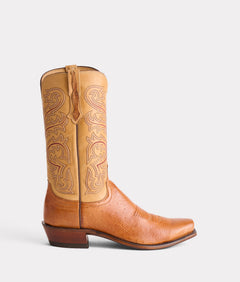 Nathan Boot - Barnwood + Antique Saddle - Lucchese display picture 1