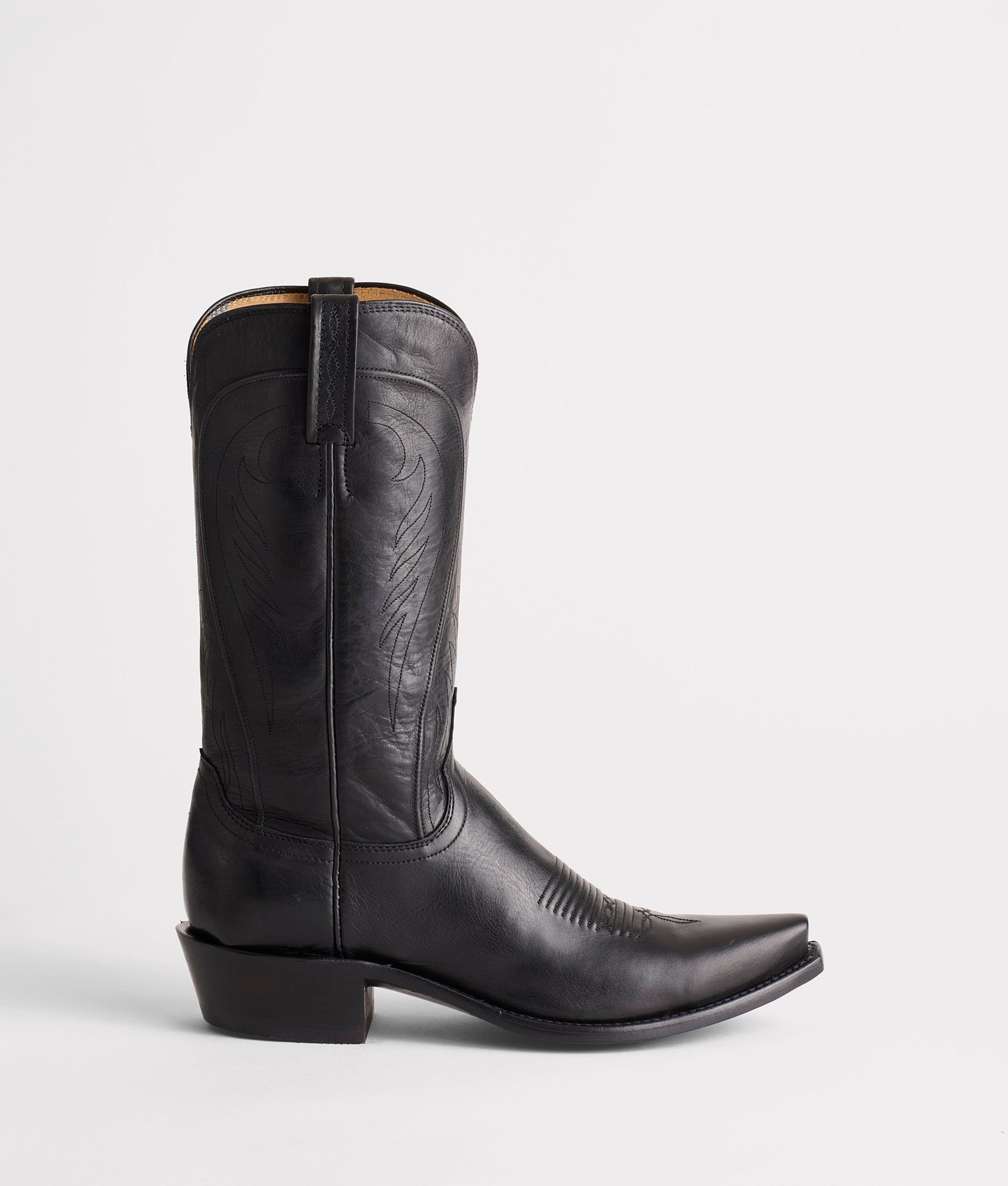 Bart Boot - Black Cowhide - Lucchese