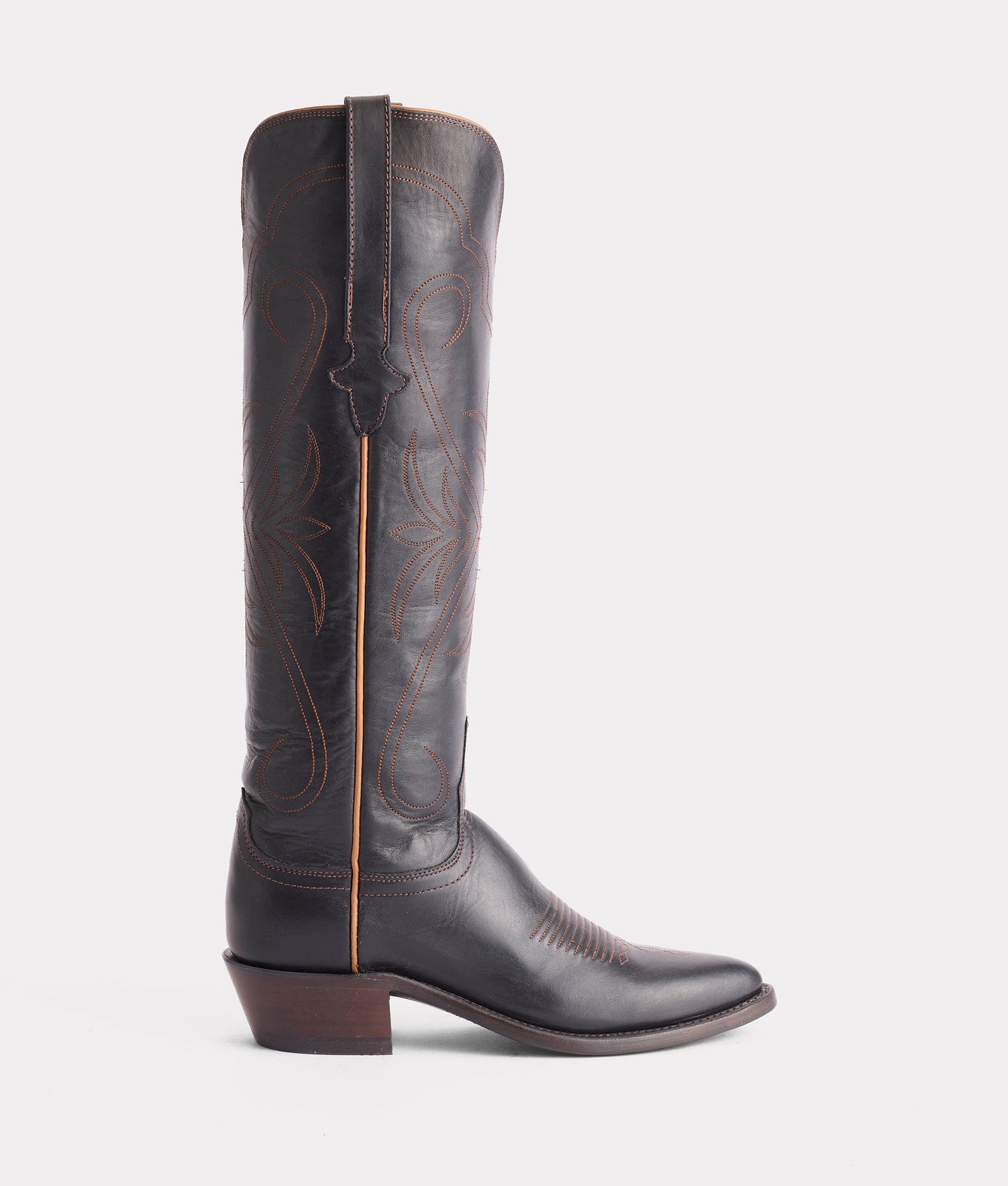 Saltillo Tall :: Black + Cognac
