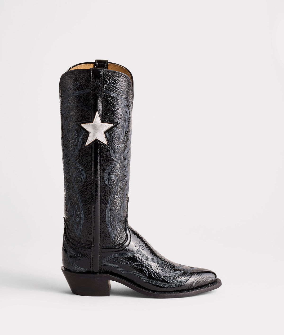 Gina :: Crinkle Patent Black 1