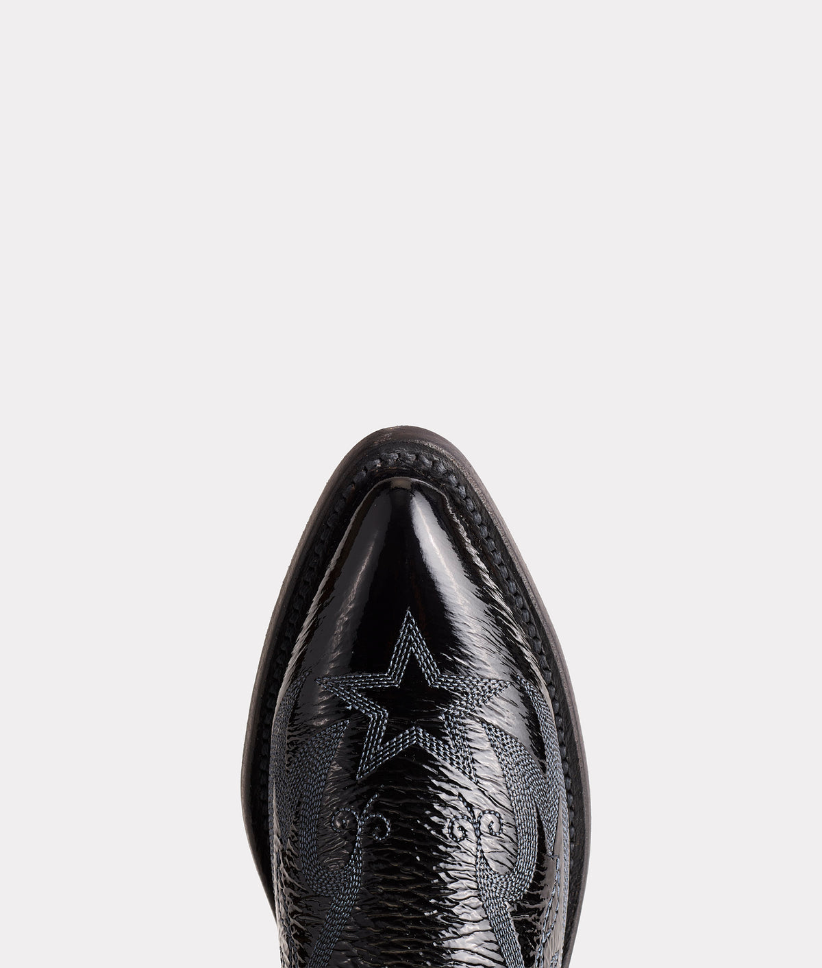 Gina :: Crinkle Patent Black 8