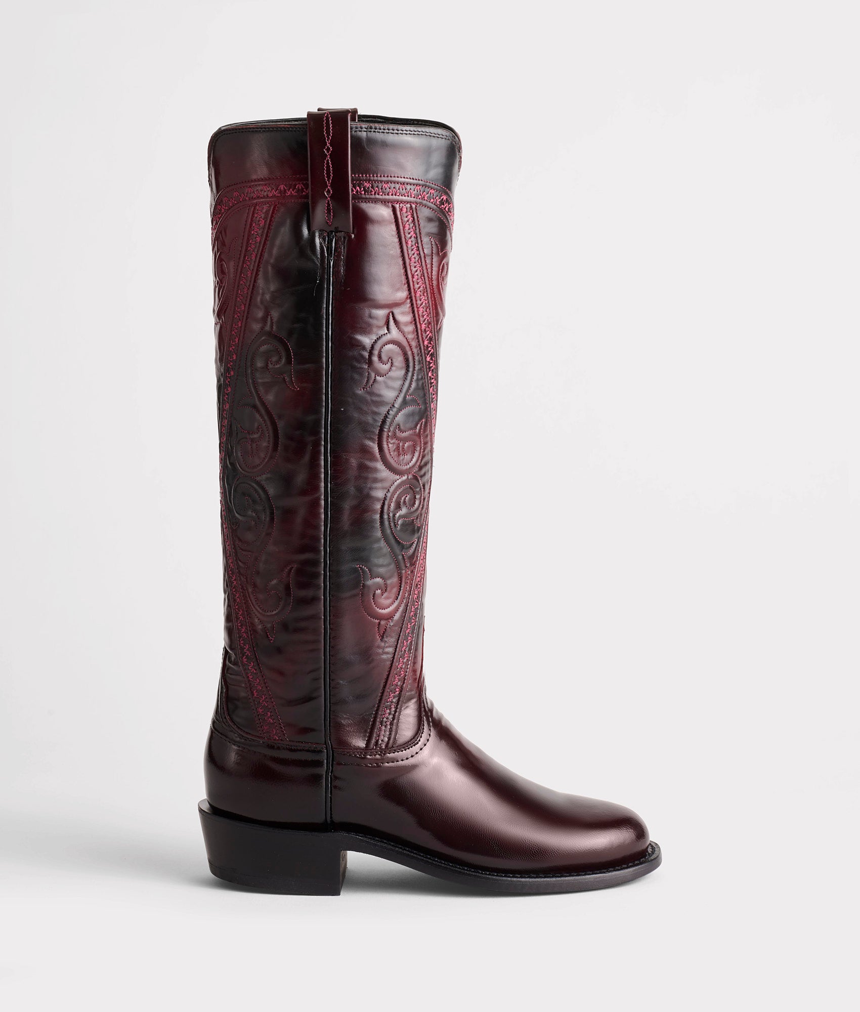 Dora Boot Black Cherry Lucchese - Main Image