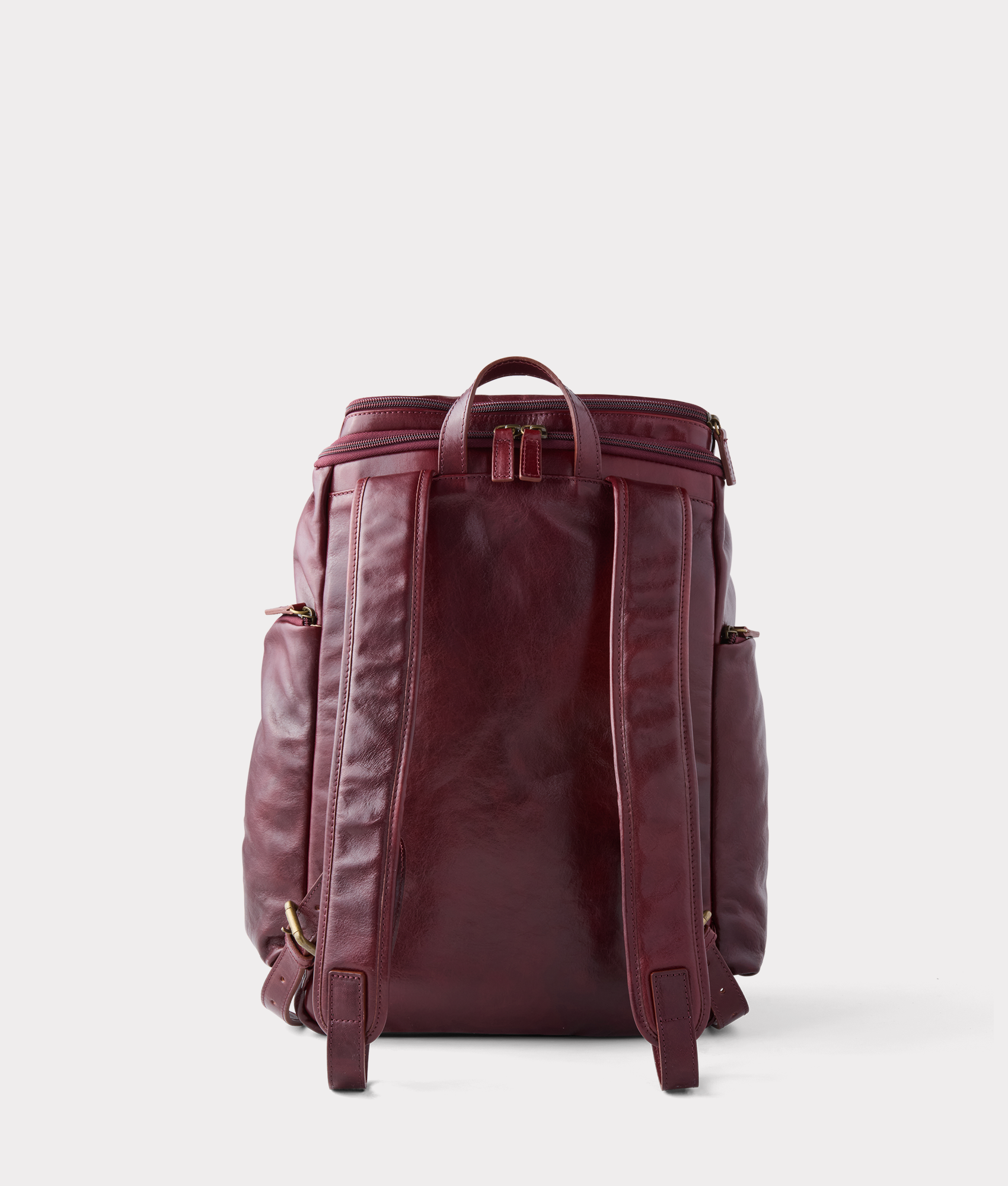 crafea wine burgundy leather backpack 5th Ave Flat base to provide upright structure Autumns Fool: Grafea Backpack Review.