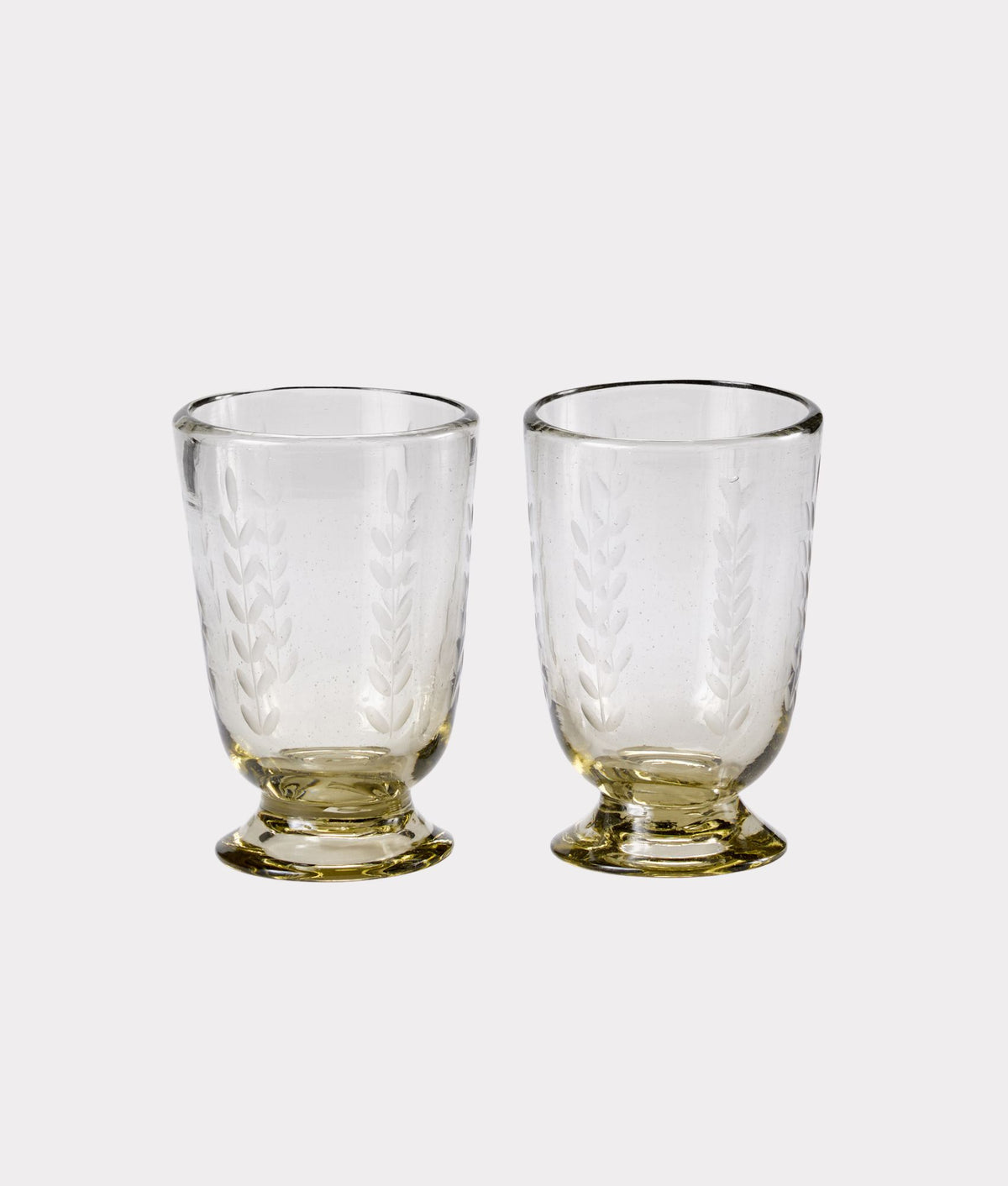 Meadow Drinking Glasses - Set Of Two :: Clear 2