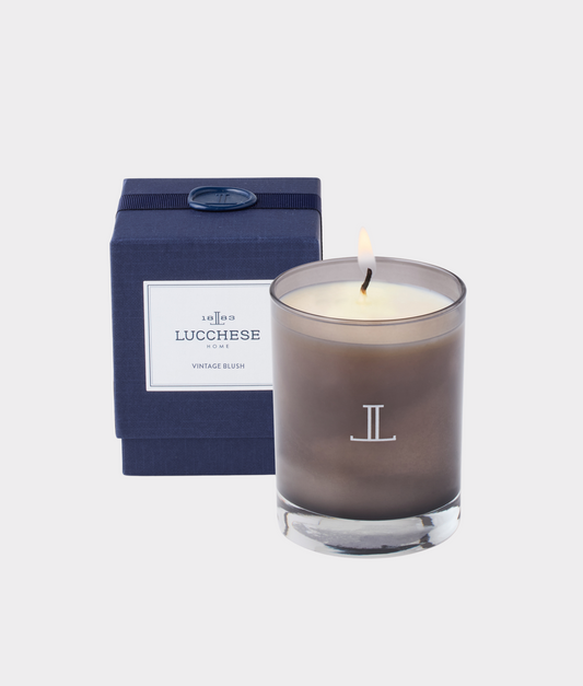Vintage Blush Scented Candle :: Grey