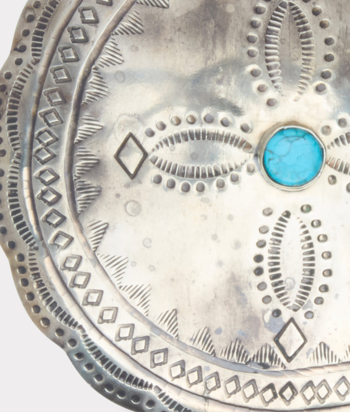 Southwestern Round Box :: Silver 7