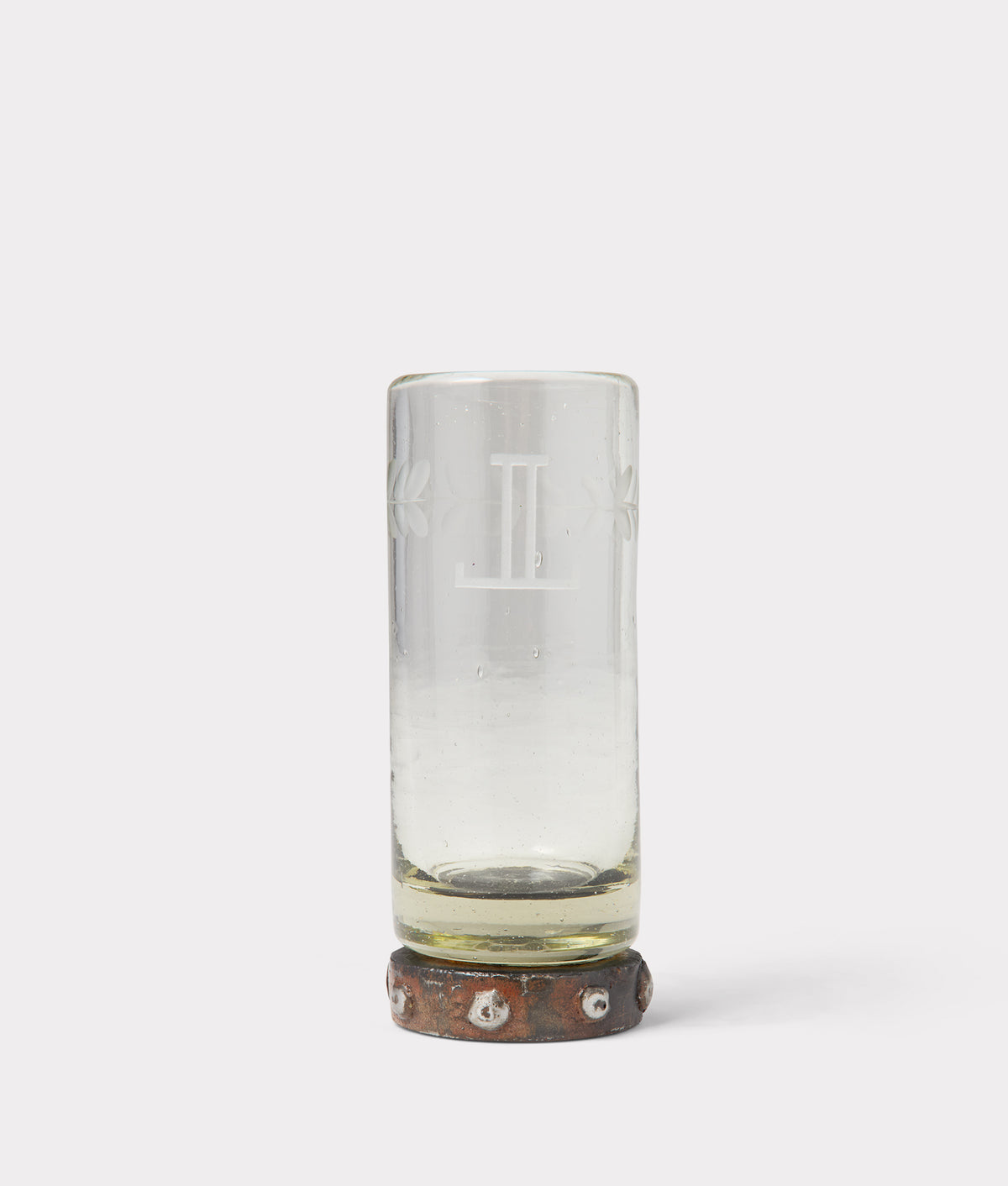 Mirrored L Triple Zackshot Glass :: Iron 1