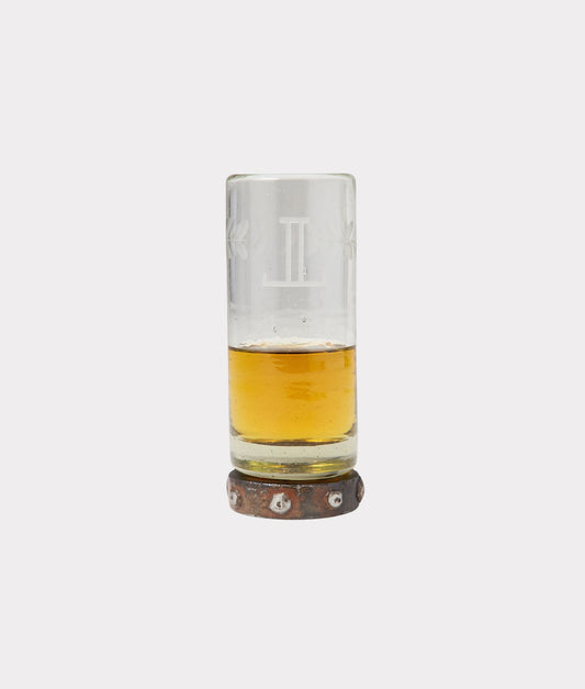 Mirrored L Triple Zackshot Glass :: Iron