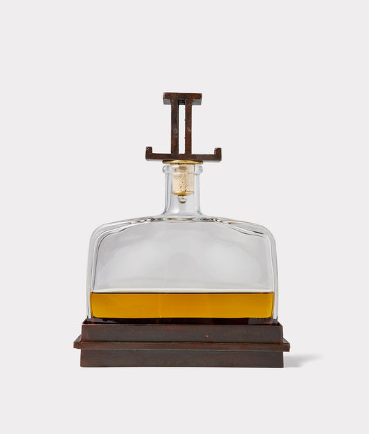 Mirrored L Decanter :: Iron