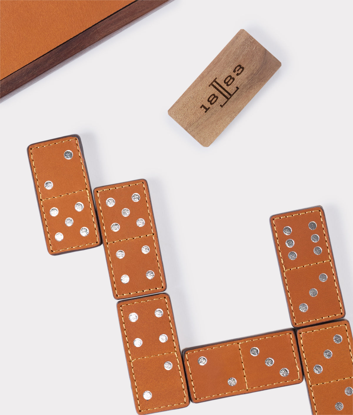 Frontier Domino Set :: Brown 6
