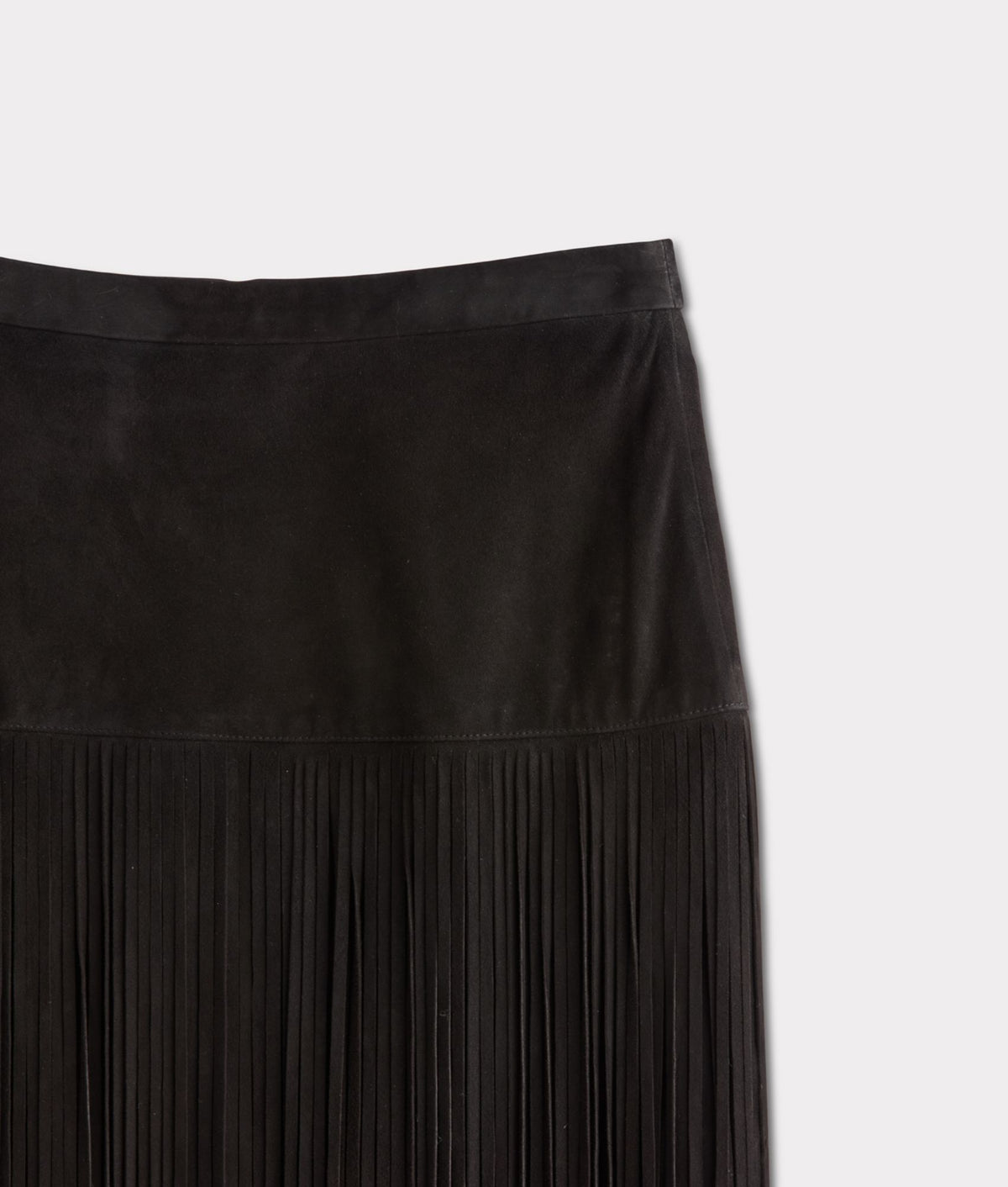 Rhiannon Fringe Skirt :: Black 4