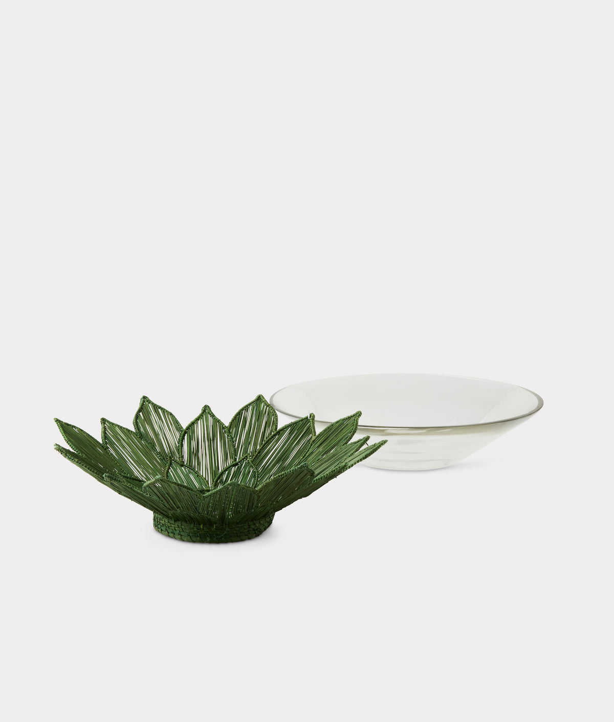Agave Salad Bowl Set:: Green 4