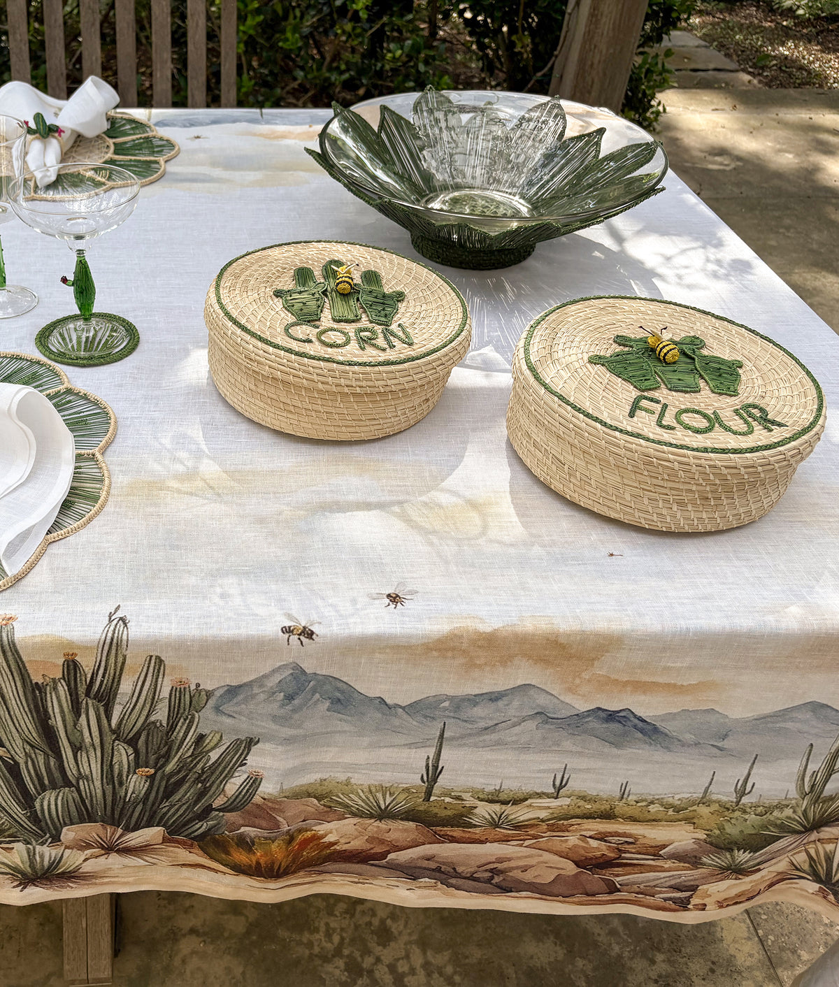 Cactus Flour Tortilla Warmer :: Green 4