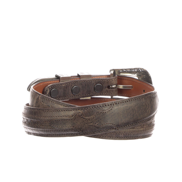 Lucchese | Chocolate leather belt