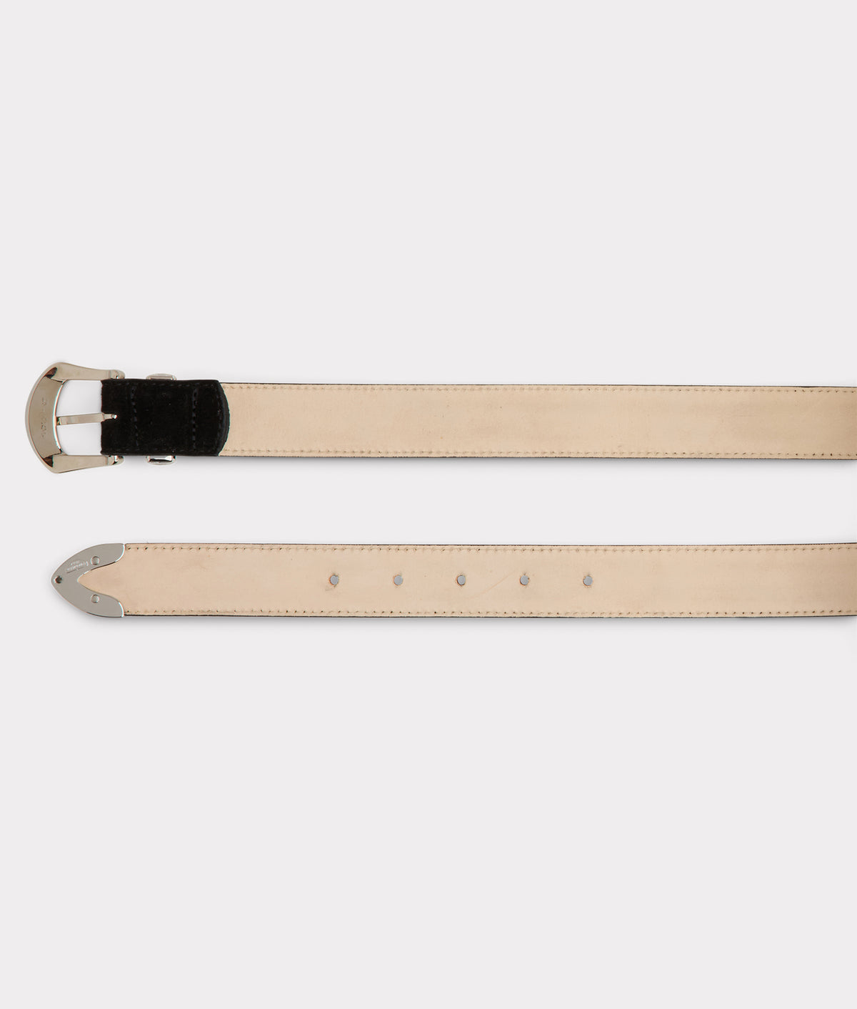 Italian 3 Piece Belt :: Black 3