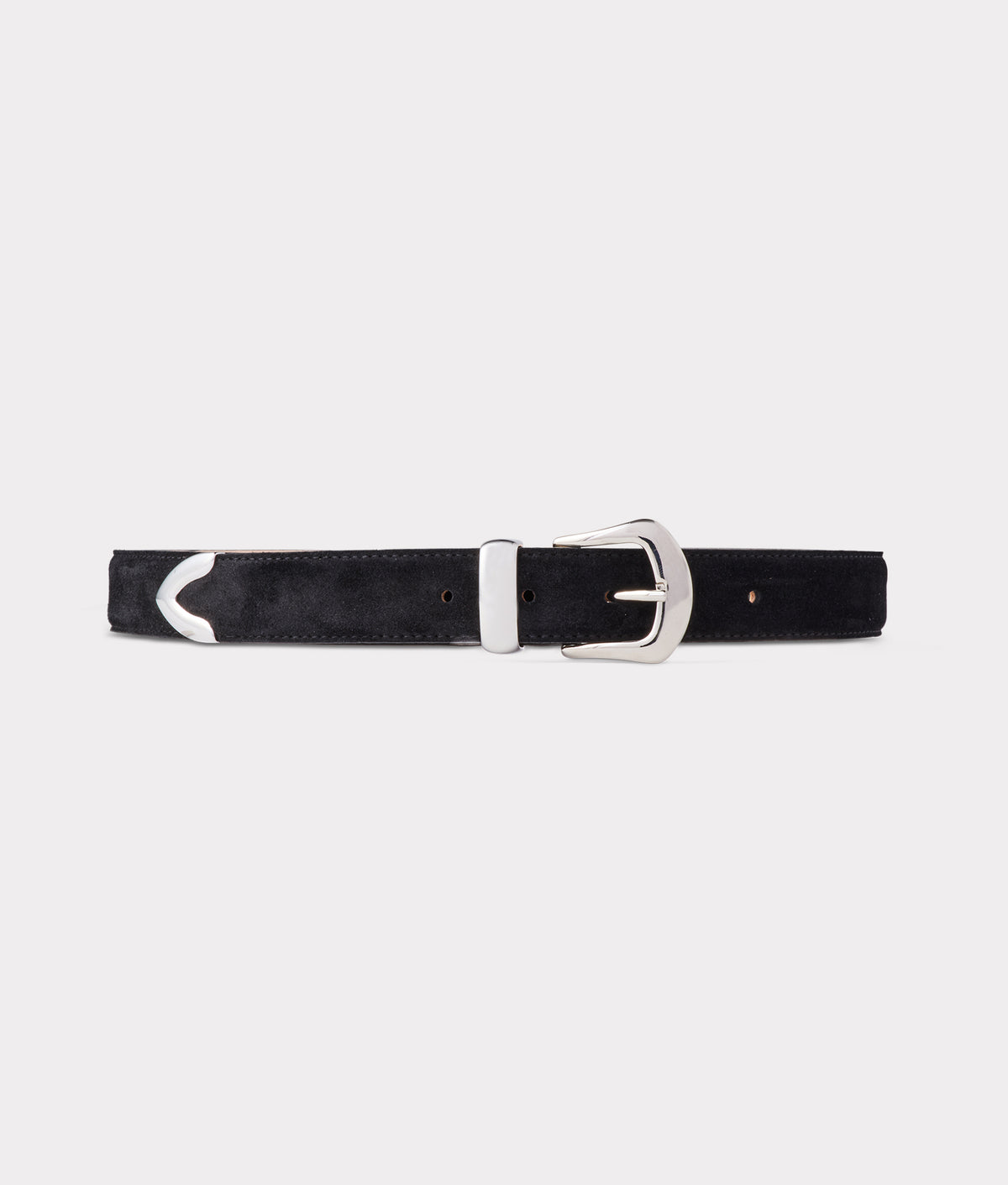 Italian 3 Piece Belt :: Black 1