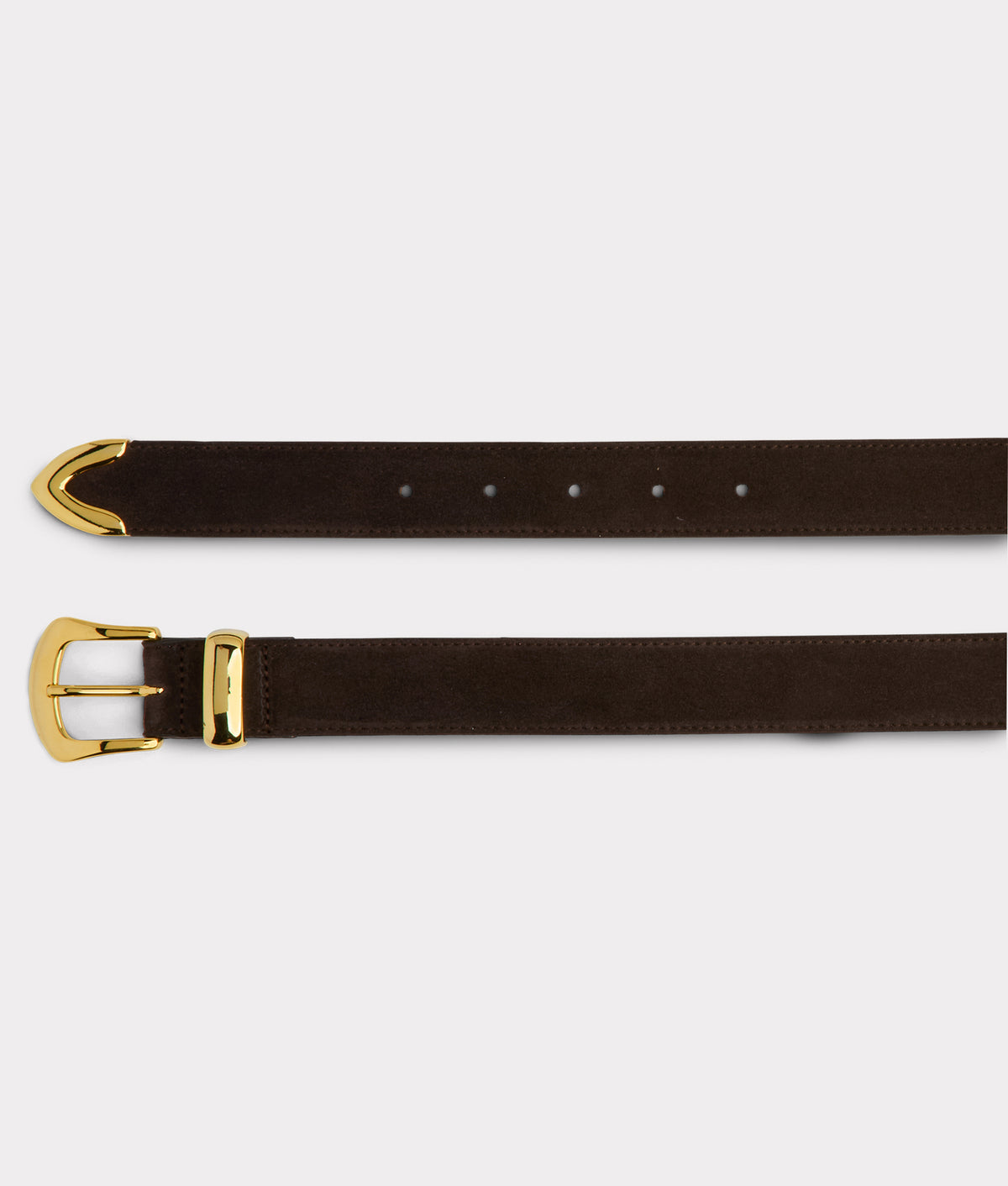 Italian 3 Piece Belt :: Chocolate 2
