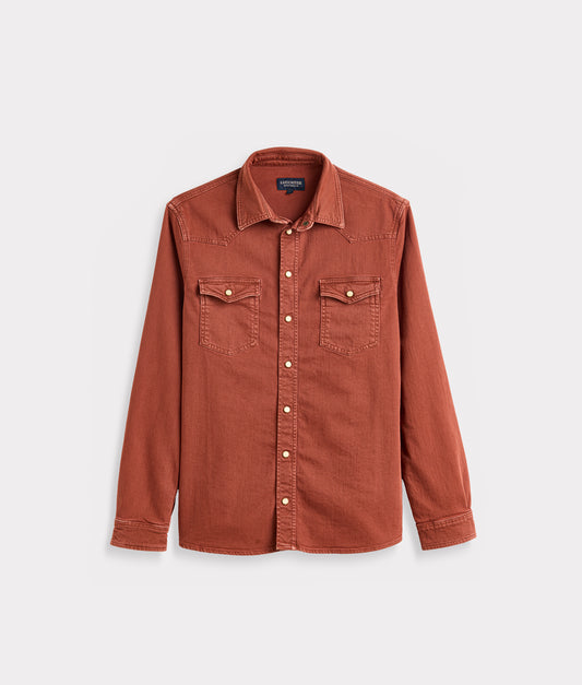 Roper Denim Shirt :: Burnt Orange