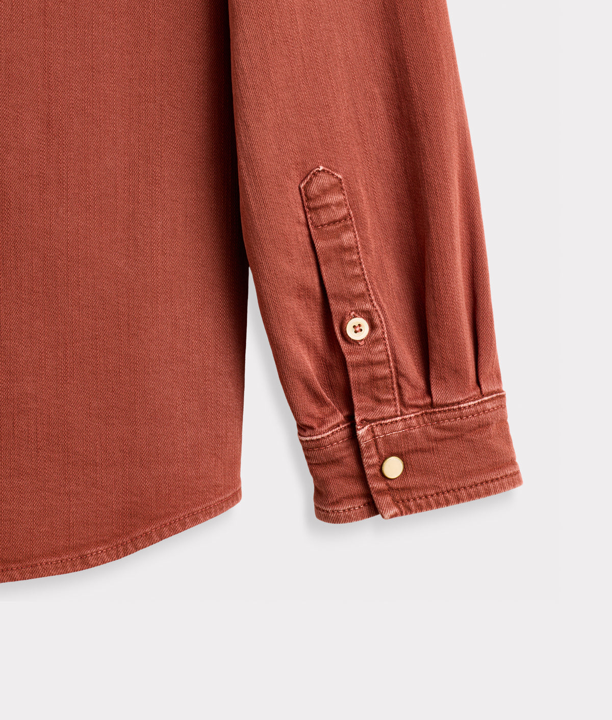 Roper Denim Shirt :: Burnt Orange 3