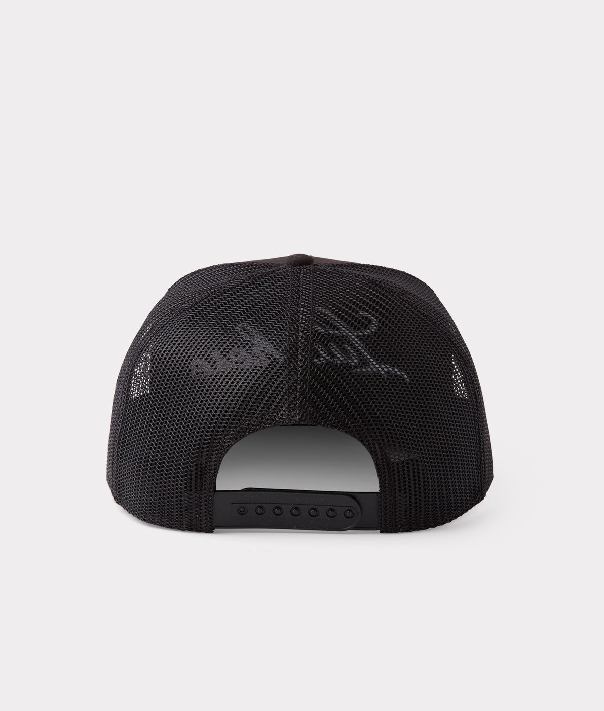Lucchese Script Trucker Cap :: Black 2