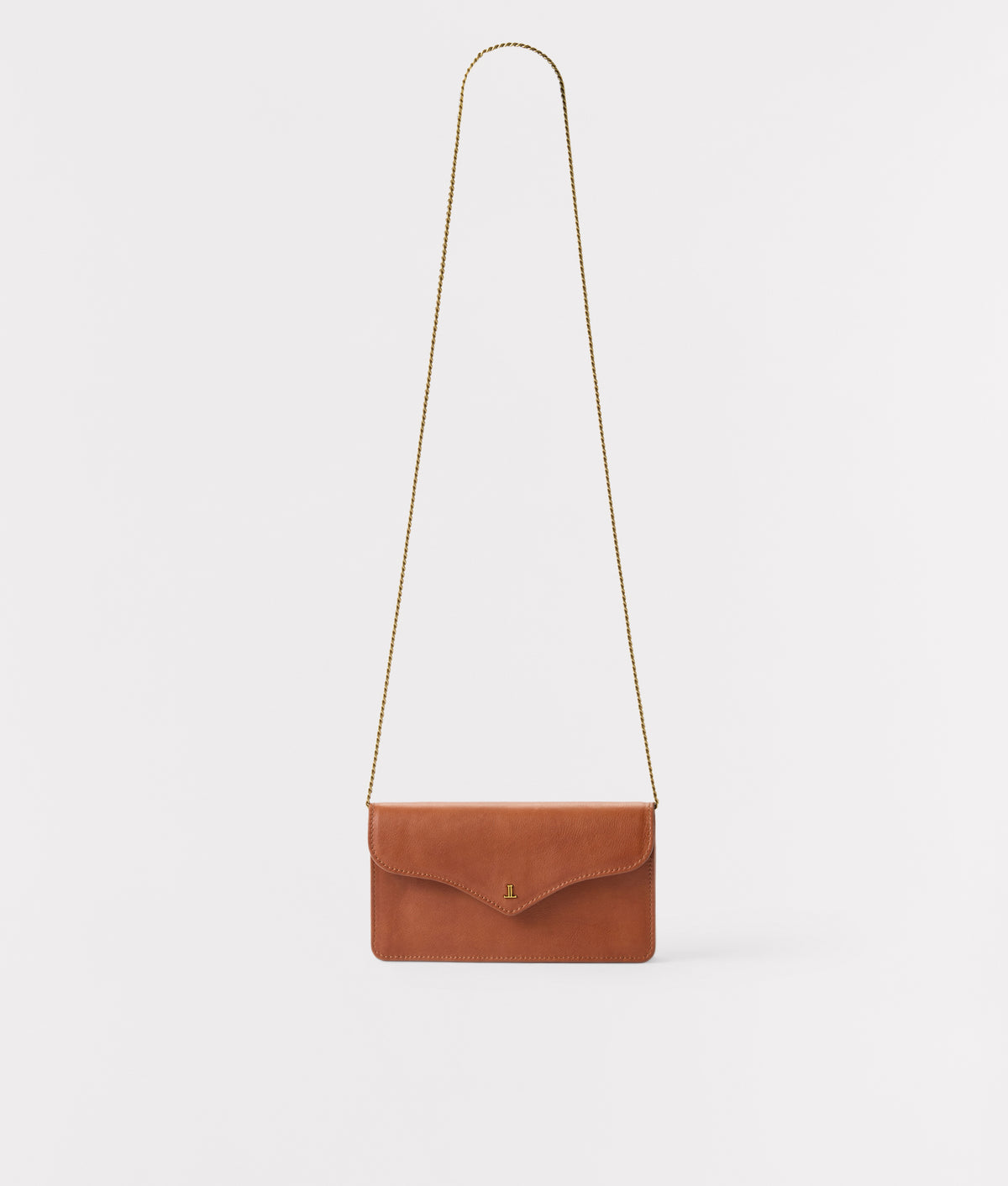 Bridget Long Wallet On A Chain :: Brown 3