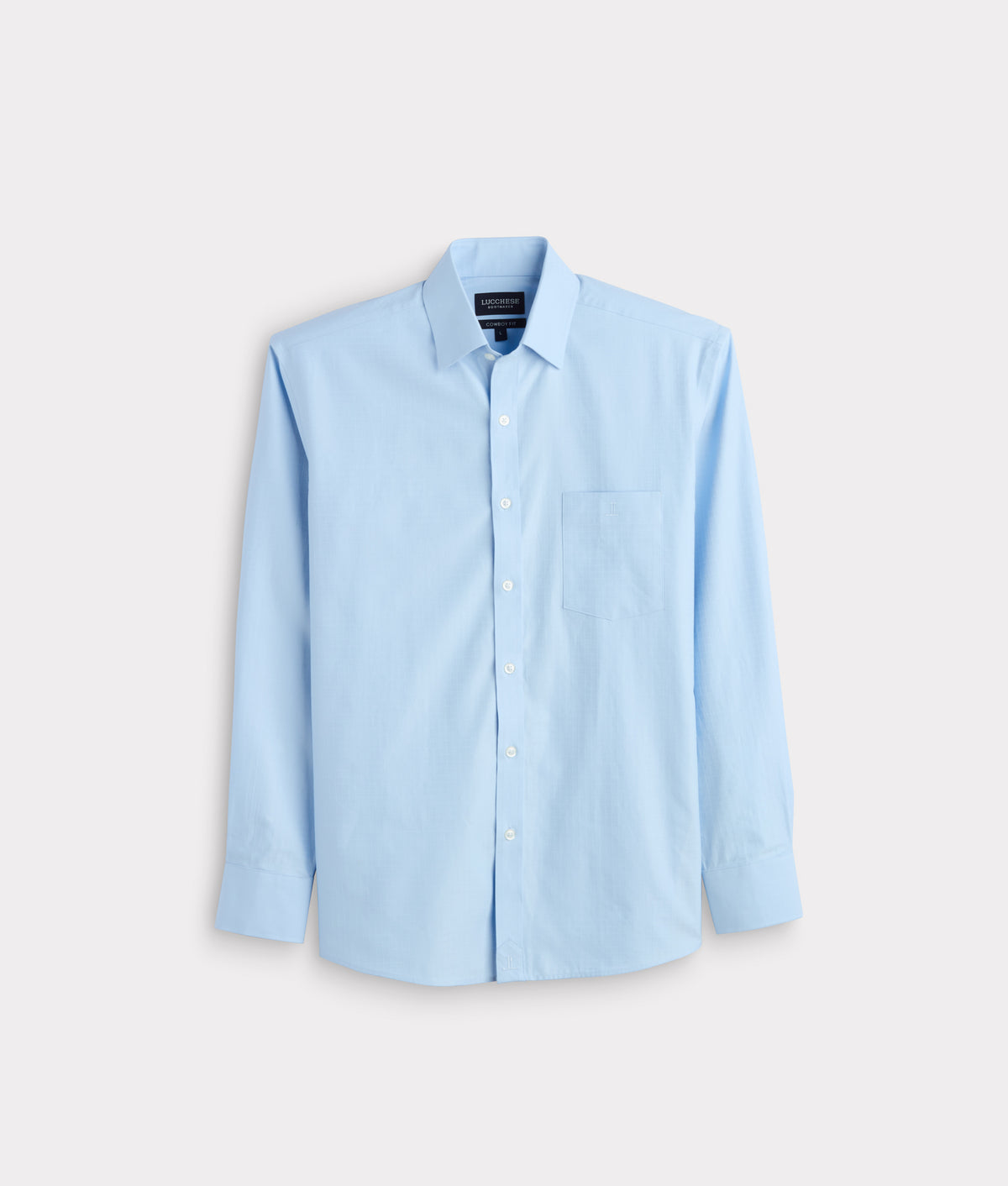 San Antonio Cowboy Fit :: Sky Blue Square Dobby 1